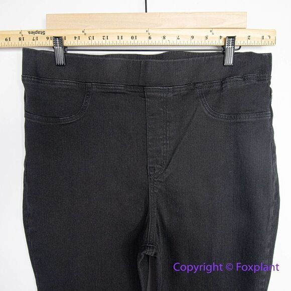 NEW Madewell Pull-On Skinny Flare Jeans in Black Frost, 33 - Picture 6 of 16
